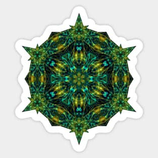 Secret place. Magic kaleidoscope Sticker